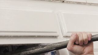 Small tits tgirl Kalli Grace bareback anal fucks the plumber