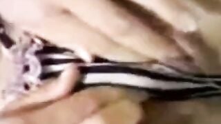 Japanese Amateur Girl Masturbates on Cellphone