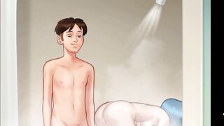 Summertime Saga [v02012] | Huge boobies stepsister barely legal get turned on and started to masturbate her juicy soak twat while thinking about stepbrother's huge dick | My sexiest gameplay moments | Part #49