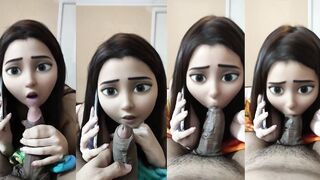 My Vulgar Sister Inside Law Blows My Penis While Talking On Mobile With Her Hubby NTR JAV