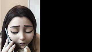 My Vulgar Sister Inside Law Blows My Penis While Talking On Mobile With Her Hubby NTR JAV