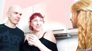 German Old Join mature Ex-Wife and Huge Cock Hubby inside 3 Way