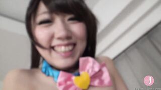 【Hentai Cosplay】A little bimbos loves lovey-dovey sex - free1