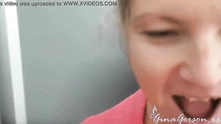 Gina Gerson and Jason Steel outdoors sex