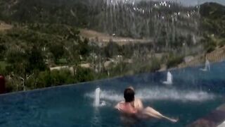 Ravishing bimbos delights inside getting screwed outdoor