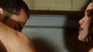 Cunt With Mouth delivers a steamy bj to her sub's penis inside a BONDAGE tape