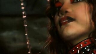 Cunt With Mouth delivers a steamy bj to her sub's penis inside a BONDAGE tape