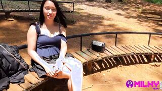 She ends up with her bf and fucks with stranger