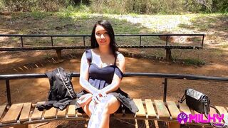 She ends up with her bf and fucks with stranger