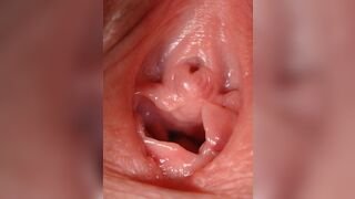 Extremely Close-up Soak Vagina