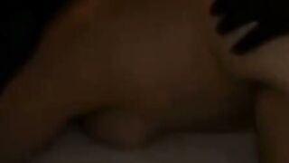 Mature Blonde Wife Deepthroats BBC Bull on White Bed