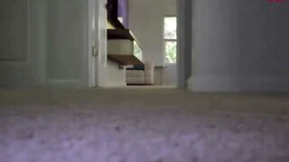 Step Bro Watches Girl Masturbate in Bathroom with Spy Drone