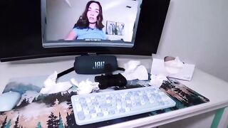 Step Bro Watches Girl Masturbate in Bathroom with Spy Drone