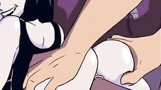 Teen Cartoon Girl Anal Fingering and Ass Fucking with Dildo