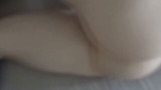 Step Sister Flashes Big Ass Then Deepthroats His Hard Cock on Couch