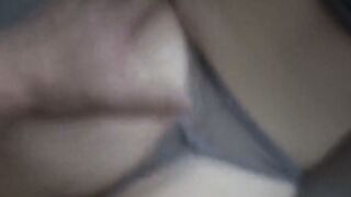 Step Sister Flashes Big Ass Then Deepthroats His Hard Cock on Couch
