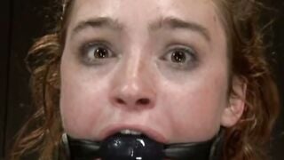 Redhead Mistress Jodi Taylor Strappado Spanking & Clamps Intense Orgasm