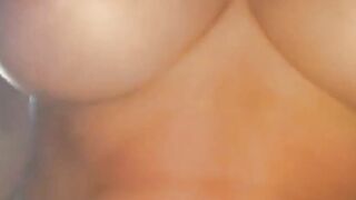 Amateur POV Creampie: Busty Blonde Gets Deep Throated and Cummed