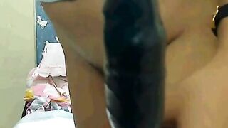 18 Year Old Asian Girl Teases with Perfect Ass on Webcam Show