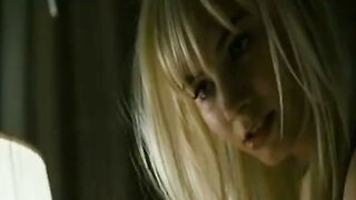 Blonde Martine Johansen Seduces Man in Bedroom Scene from Varg Veum (2010)