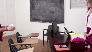 Professor Annie King Caught Masturbating in Classroom