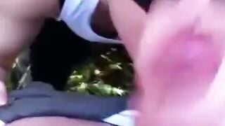 German Amateur Girl Deepthroats Cock and Takes Facial Cumshot