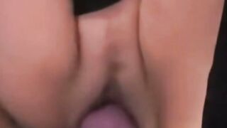 Busty MILF Adrianne Bounces on Pink Dildo in Cowgirl Position