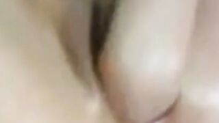 Amateur Girl Deepthroats Green Zucchini on Webcam