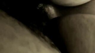 Bush Penetration Close-Up - Hairy Amateur Mature Girl POV