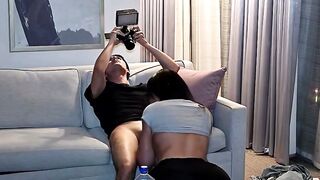 Jennifer Exxotic Big Booty Stepmom Teases Young Stepson at Desk