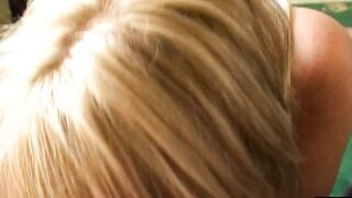 Mature Blonde MILF Amy Deepthroats Cock in First Domination Scene