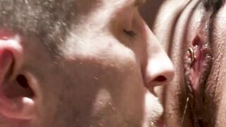 Blonde Woman Sucks Cock by Pool with Big Dick Guy