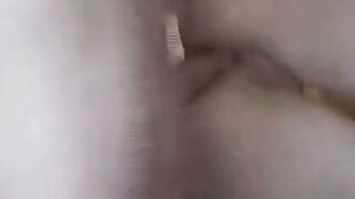 German Amateur Blonde Deepthroats Cock in Tight Ass Creampie