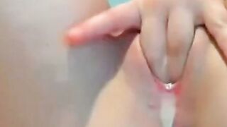 Brazilian Brunette Solo Dildo Play on Webcam