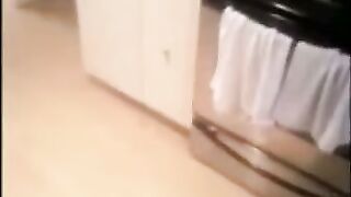 Blonde MILF Sucks Black Cock on Kitchen Counter