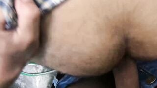 Bearded Latino Antonio Sucks Big Cock & Gets Sticky Facial Shower