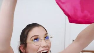 Lily Lou & Abigaiil Morris Panty Fucked Compilation with Messy Cumshots