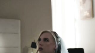 Tattooed Bride Cubbi Thompson Gets Rough Facefuck by Charles Dera