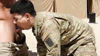 Muscular AI Soldiers Get Railed in Desert Orgy