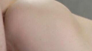 Tight Pussy and Anal Fuck with Big Dick, Moaning MILF