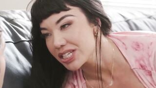 Girlfriend Catches BF Fucking Busty Step-Mom