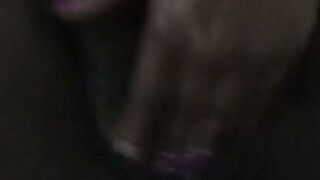 Pregnant Black Girl Deepthroats Big Black Cock in Homemade Interracial Scene