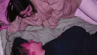 Abigail Mac Gets Caught Cumming on Her Hooters at a Party