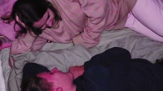 Abigail Mac Gets Caught Cumming on Her Hooters at a Party