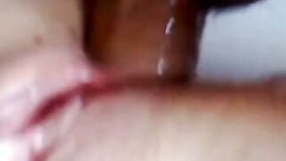 Amateur MILF Deepthroats Cock and Squirting After Anal Sex
