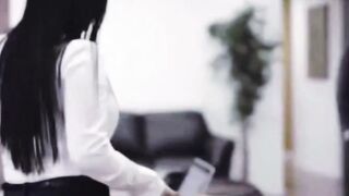 Abigail Mac Sucks Cock in Office while on Phone Call