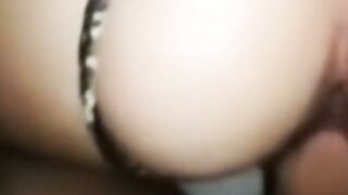 Amateur Wife in Thong Gets Deep Throat Close-Up