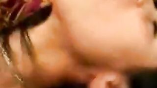 Indian Amateur Girl Deepthroats Cock on Patterned Couch