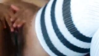 Blonde Amateur Sucks Cock on Webcam POV