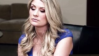 Blonde MILF Teacher Caught Selling Amateur Porn in Office